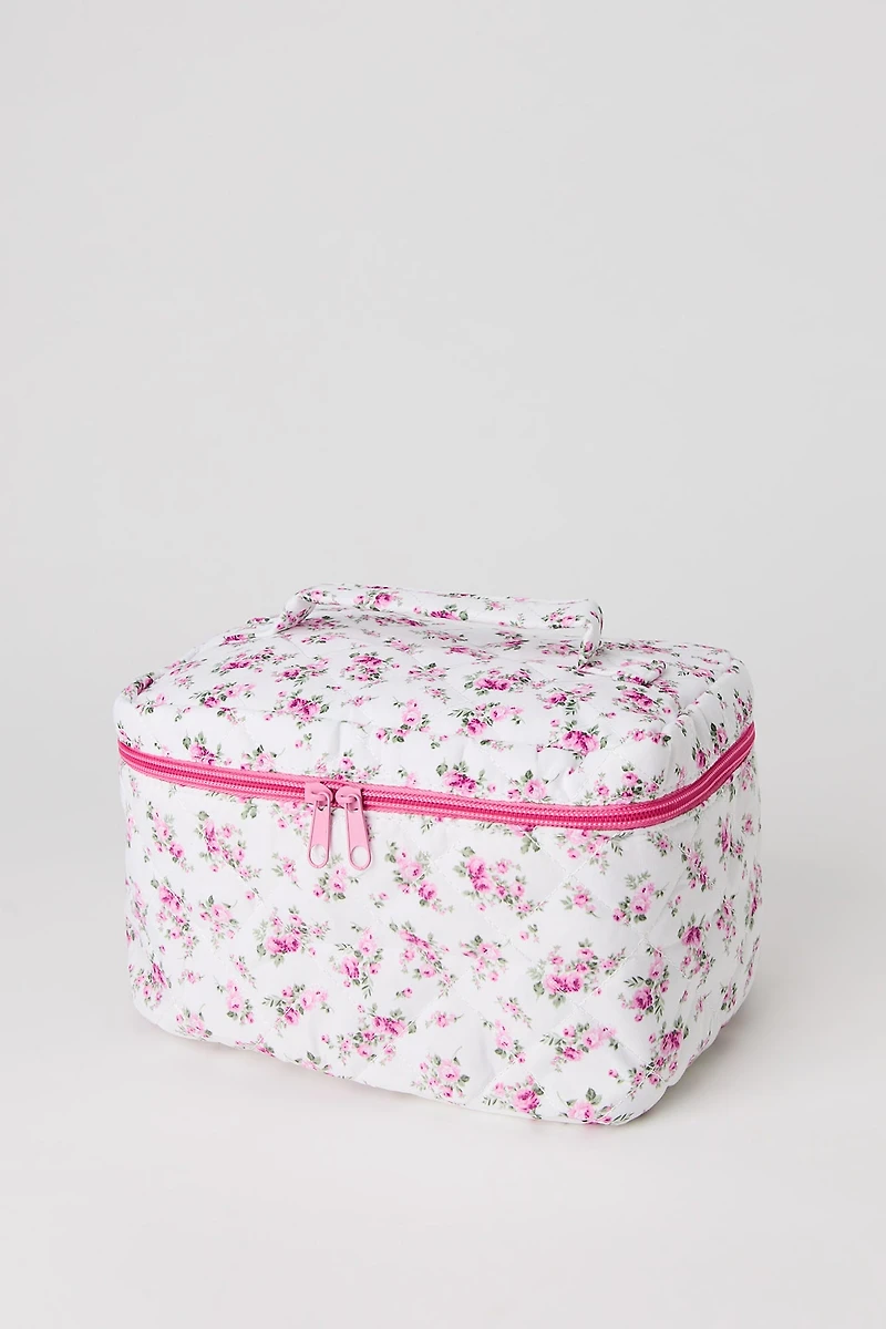 Quilted Cosmetics Bag