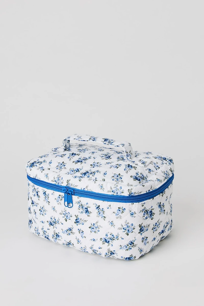 Trousse à maquillage matelassée
