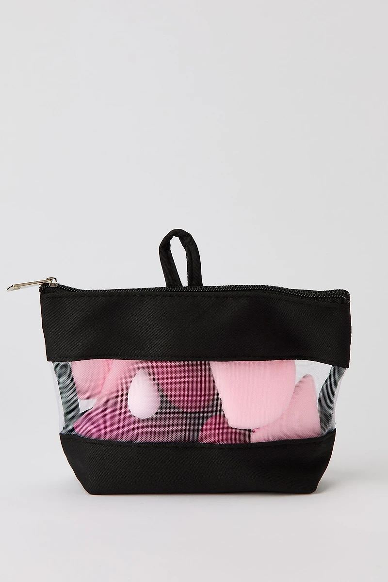 Trousse de maquillage et ensemble d'éponges (Lot 14)