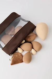 Trousse de maquillage et ensemble d'éponges (Lot 14)