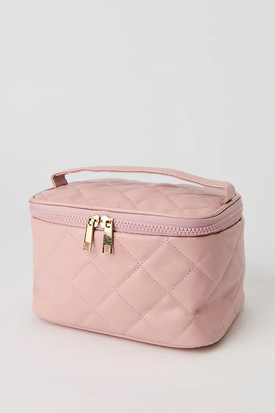 Trousse de maquillage matelassée