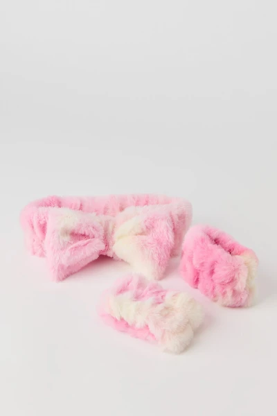 Plush Bow Headwrap & Cuffs