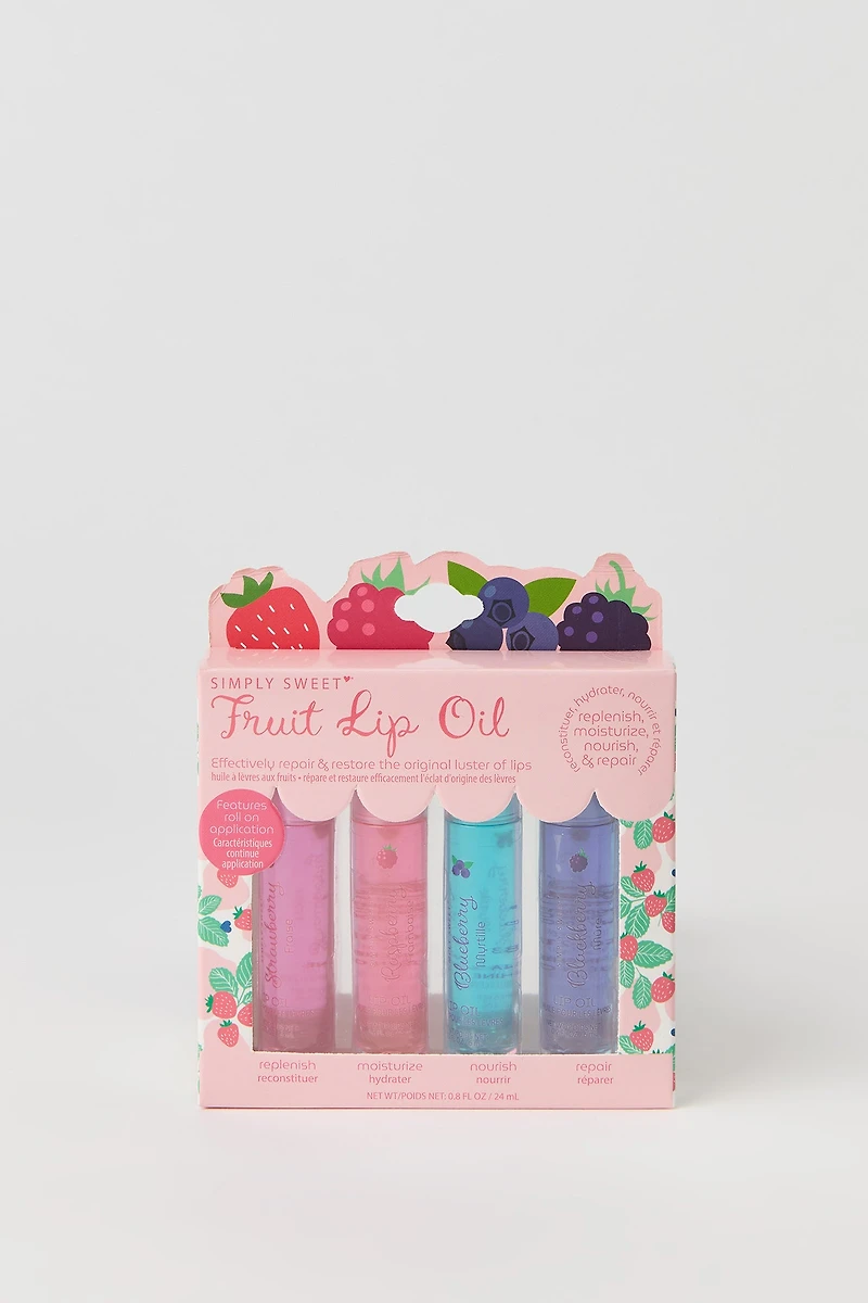 Fruit Lip Oil (4 Pcs)