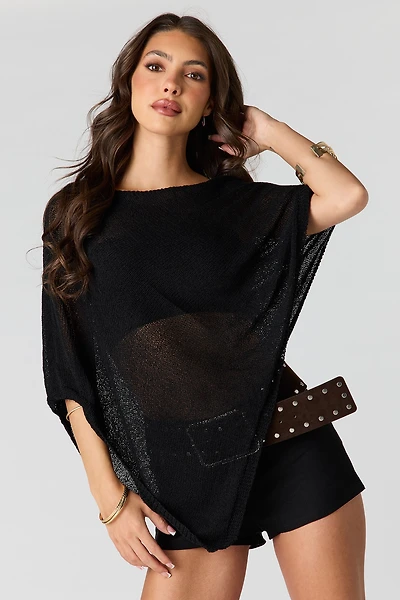 Knit Poncho