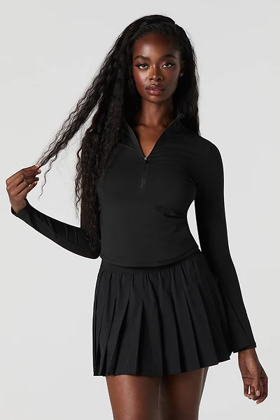 Active Quarter Zip Long Sleeve Top
