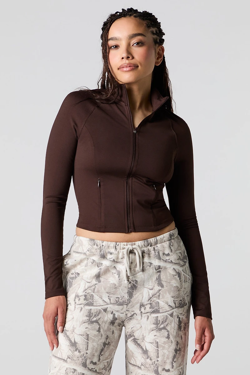 Blouson à glissière avec poche Active