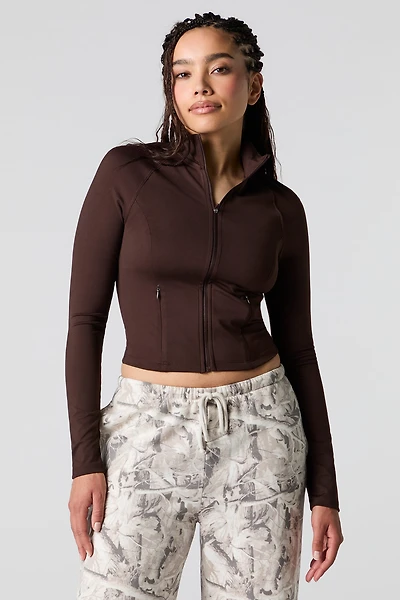 Blouson à glissière avec poche Active