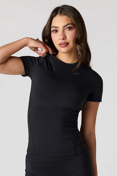 Active High Density Short Sleeve Top