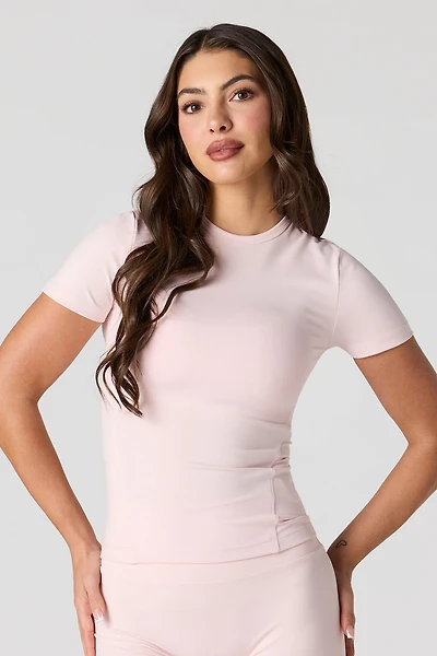 Active High Density Short Sleeve Top
