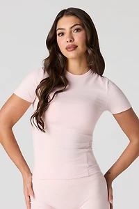 Active High Density Short Sleeve Top