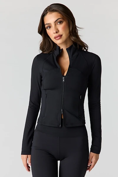 Active High Density 2-Way Zip-Up Jacket