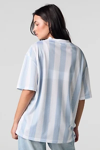 Graphic Mesh Football Jersey