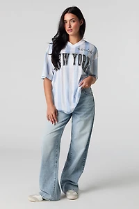 Graphic Mesh Football Jersey