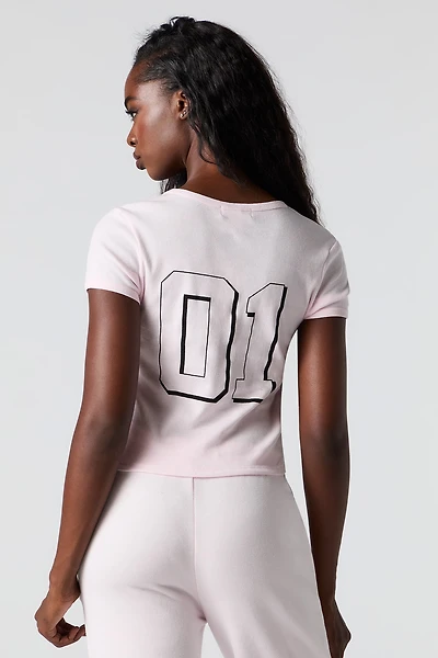 Active Graphic Cropped T-Shirt