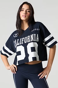 Sommer Ray Active Graphic Football T-Shirt