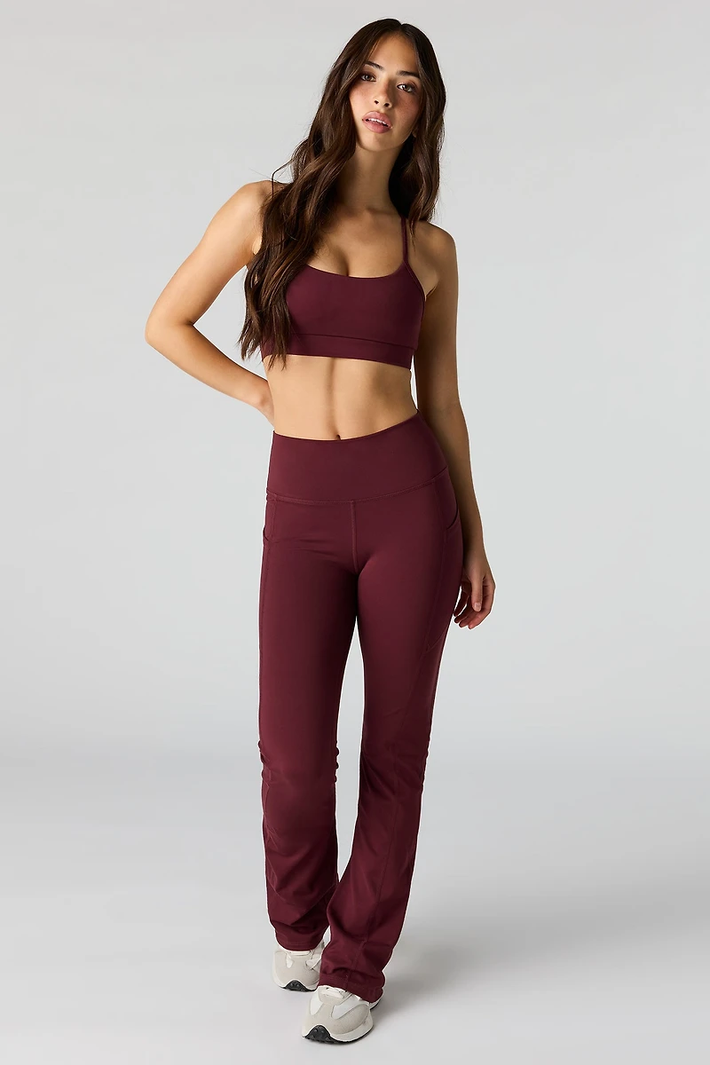 Pantalon U/A à jambe évasée