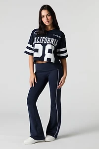 Sommer Ray Active Piping Detail Flare Pant