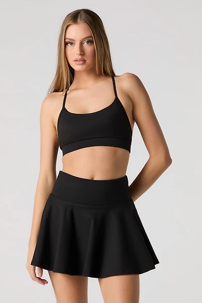 Minijupe-short Active fluide