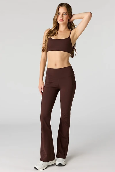 Pantalon Active à haute densité avec jambe évasée