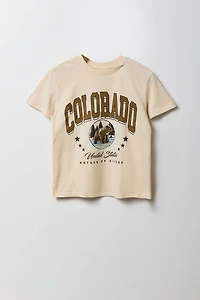 T-shirt carré à imprimé Colorado