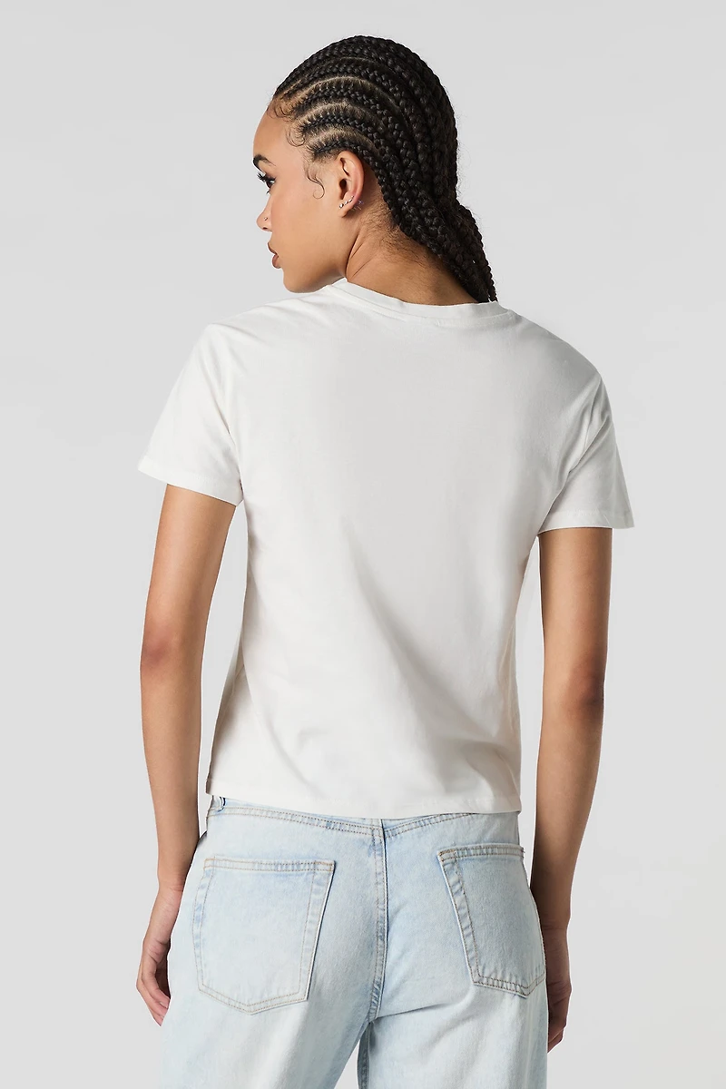 Bow Graphic Boxy T-Shirt