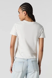 Bow Graphic Boxy T-Shirt