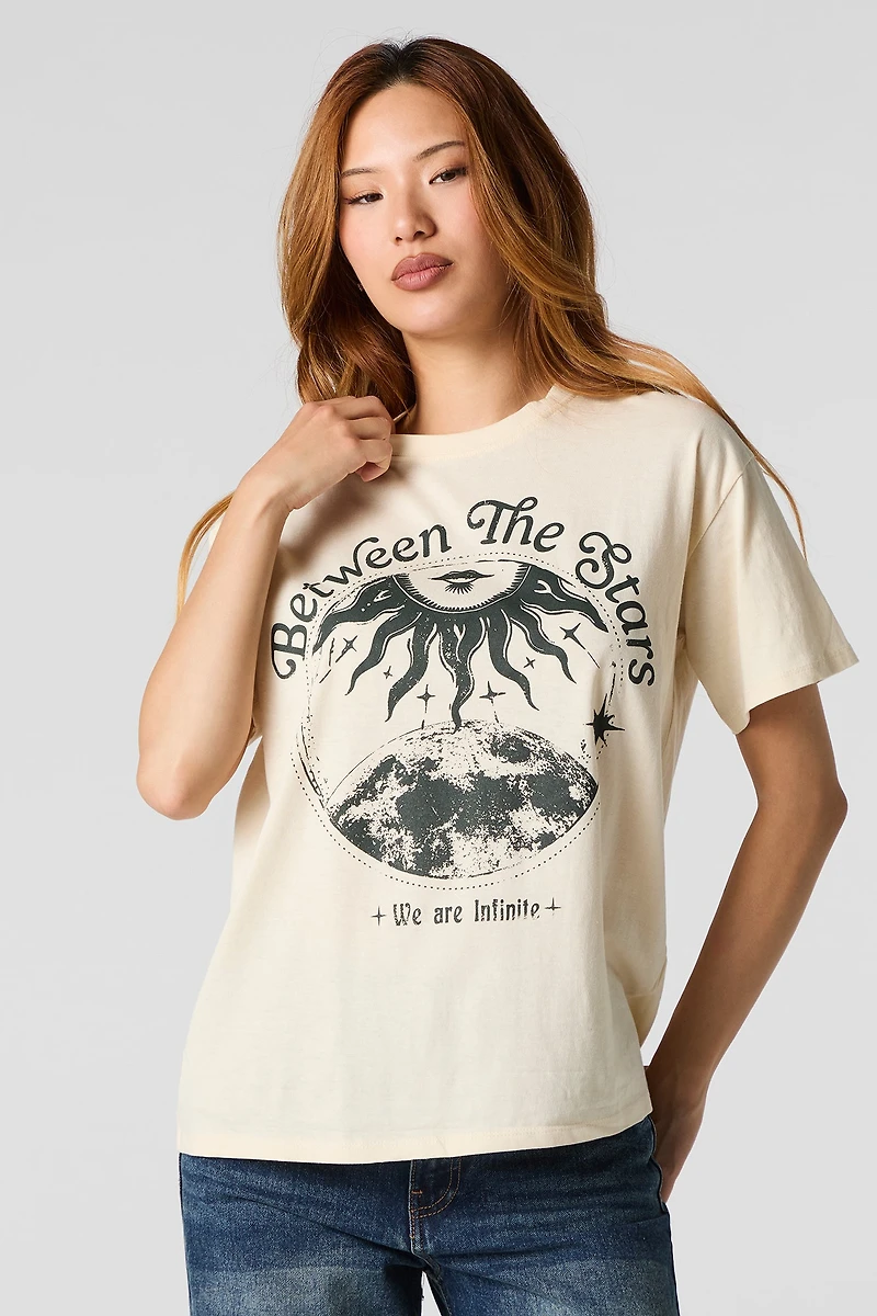 Mystic Graphic Boyfriend T-Shirt