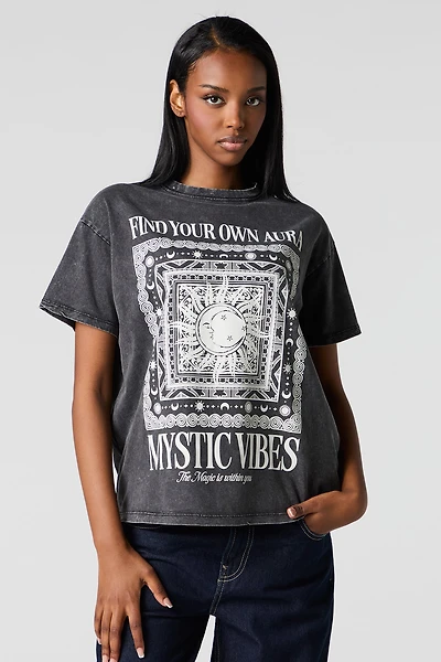 Mystic Graphic Washed T-Shirt