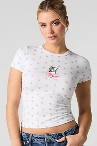 T-shirt ajusté imprimé