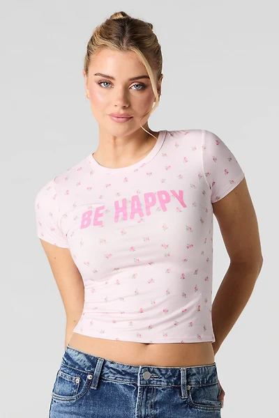 T-shirt ajusté imprimé