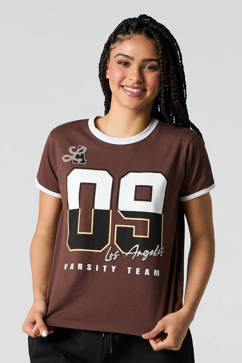 Graphic Ringer T-Shirt