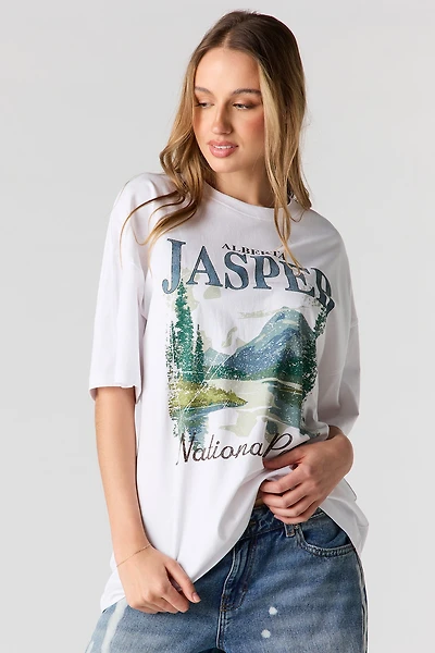 T-shirt surdimensionné à imprimé Canada