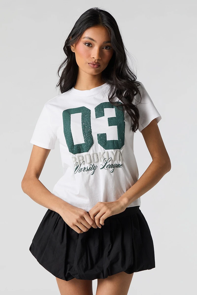 T-shirt à imprimé Brooklyn Varsity League