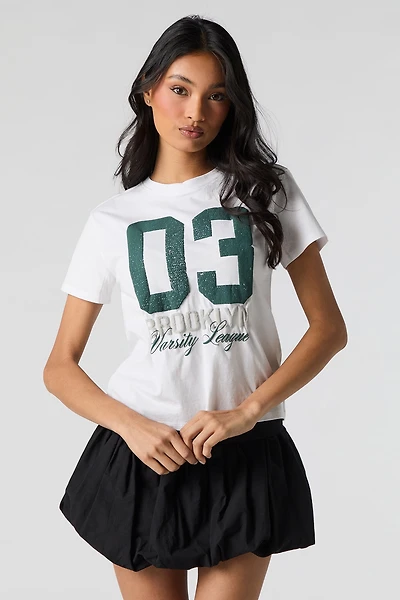 T-shirt à imprimé Brooklyn Varsity League