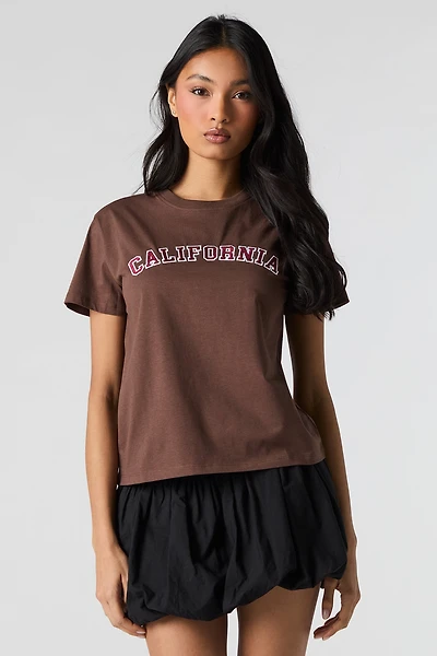 California Embroidered T-Shirt