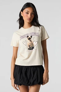 Princess Complex Rhinestone Graphic T-Shirt
