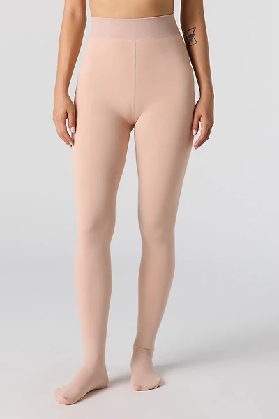 Faux Fur Lined Tights