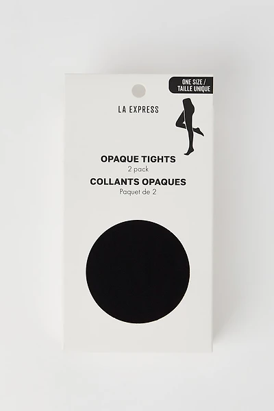 Opaque Tights (2 Pack)