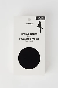 Opaque Tights (2 Pack)
