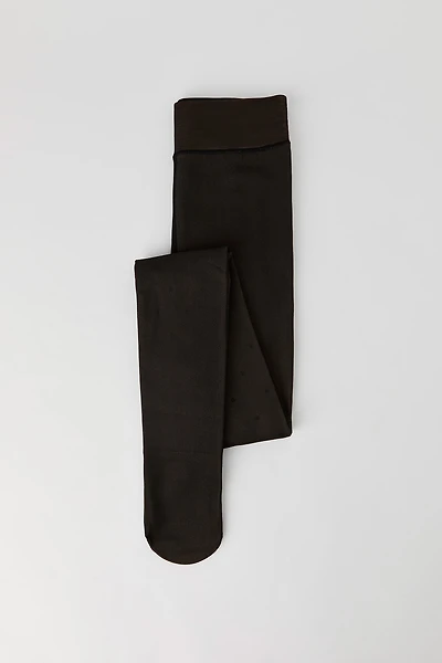 Collants doublés de molleton avec effet diaphane