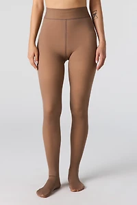 Bas collants doublés de peluche