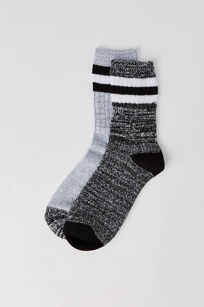 Striped Boot Socks (2 Pack)
