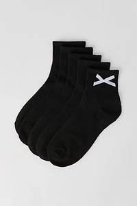 Bow Quarter Socks (5 Pack)