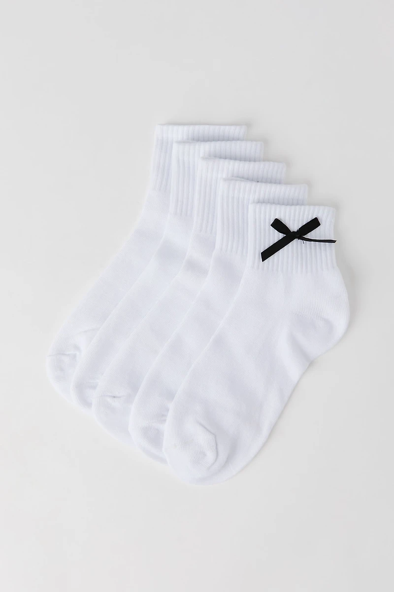 Chaussettes à imprimé Boucle pour femmes (5 paires)