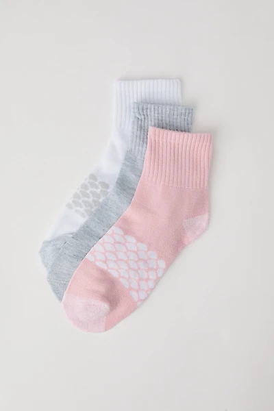 Athletic Quarter Socks (3 Pack)