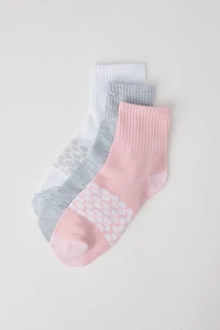 Athletic Quarter Socks (3 Pack)