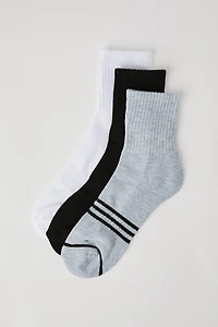 Athletic Crew Socks (3 Pack