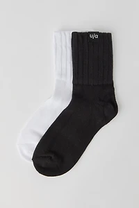U/A Half-Crew Slouchy Socks (2 Pack)