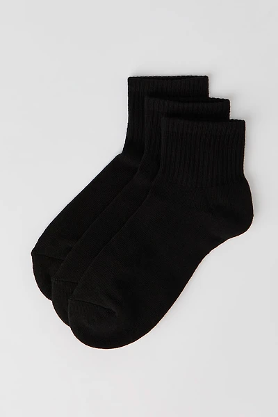 Cushion Quarter Socks (3 Pack)