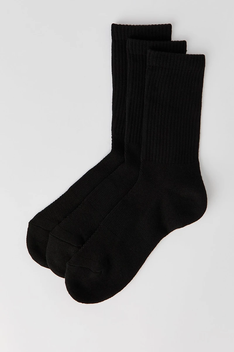 Cushion Crew Socks (3 Pack)
